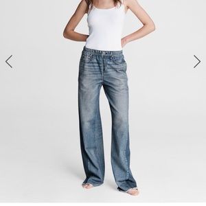 Rag & Bone Miramar Wide Leg Size Large